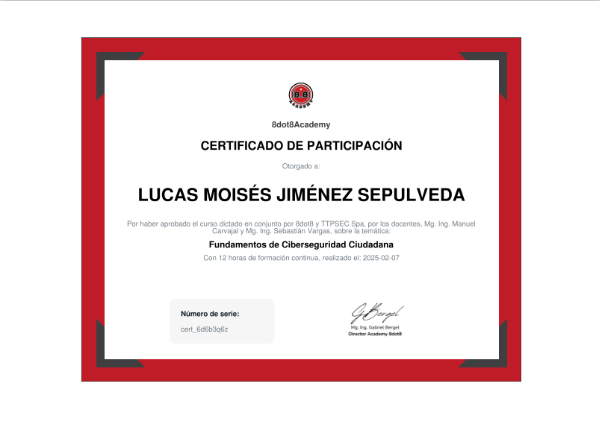 Certificado Ciberseguridad Ciudadana